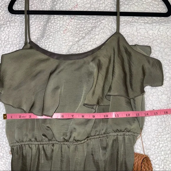 Jodi Kristopher | Dresses | Medium Jodi Kristopher Maxi Dress In Moss Green  With Belt Worn Twice | Poshmark